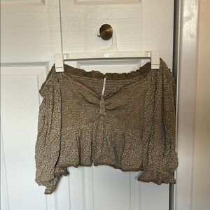 Free People Floral Top